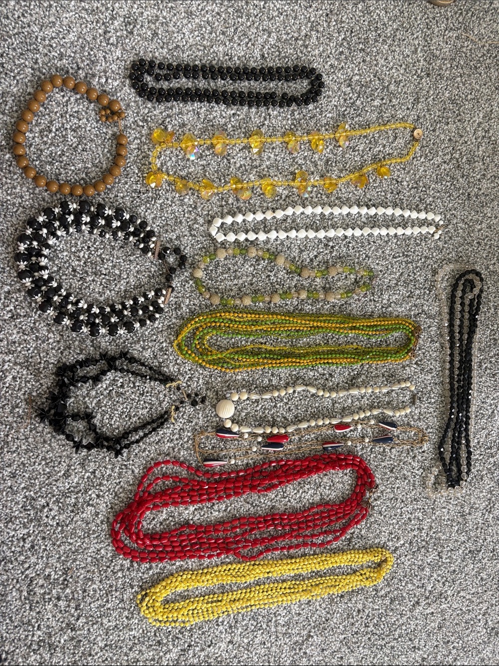 Lot of Vintage 50’s to 70’s Necklaces